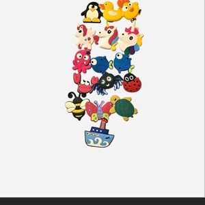 Colorful Cartoon Shoe Charms Set